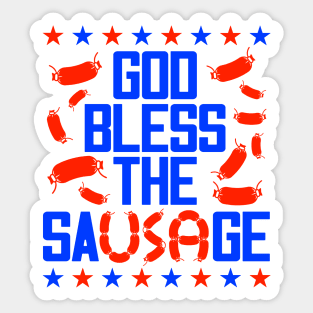 God Bless The SaUSAge Sticker